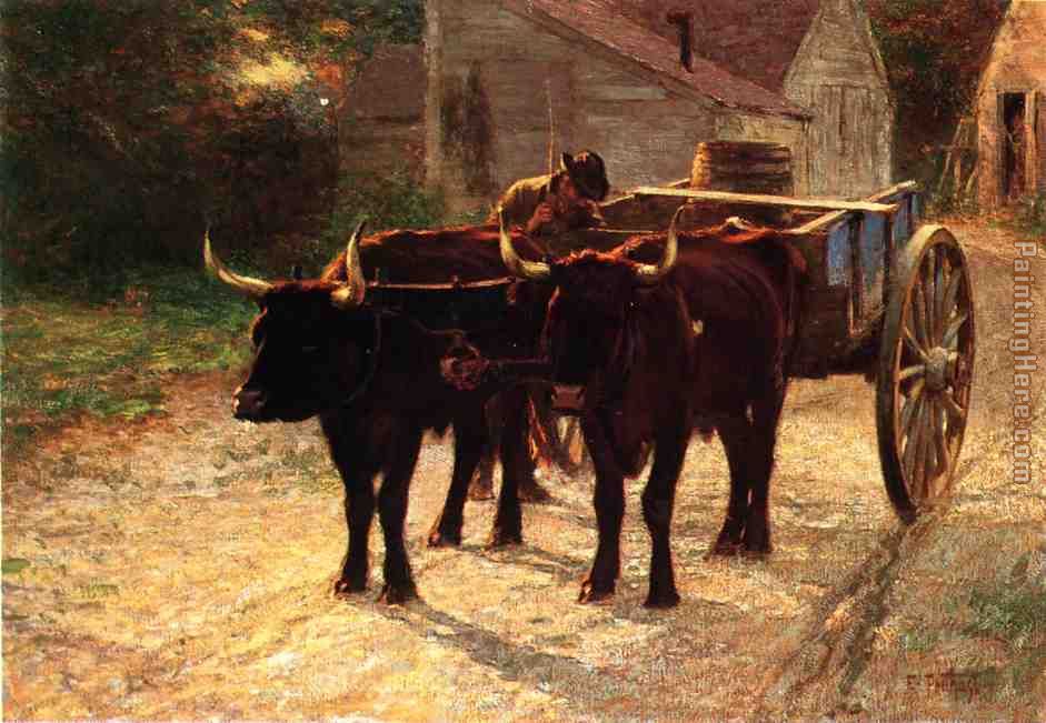 The Ox Cart painting - Edward Henry Potthast The Ox Cart art painting